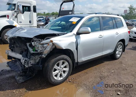 2013 Toyota Highlander Se V6 из США, поврежденный, VIN 5TDBK3EH8DS252259